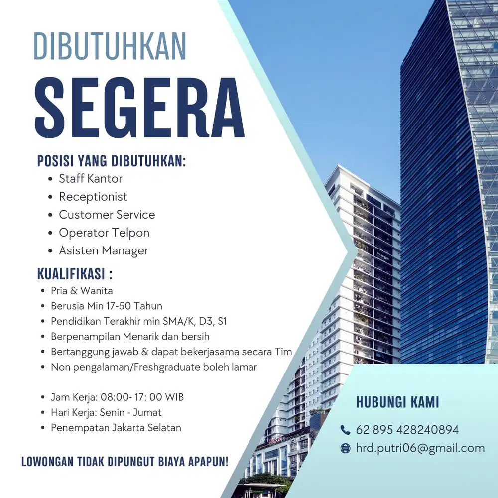 Urgently hiring