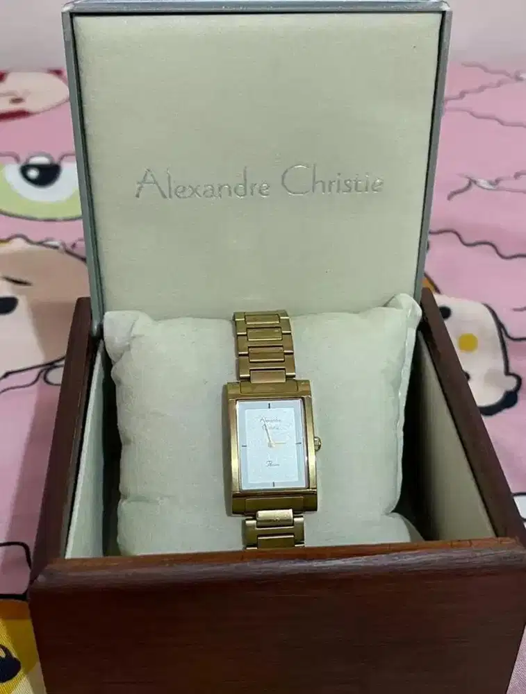 Jam tangan Alexander Christie Original gold