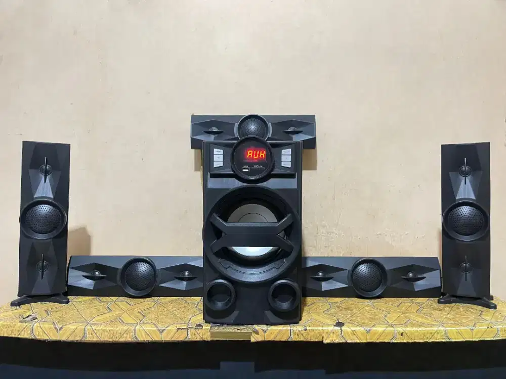 Salon Speaker Aktif Home Theater 5.1CH Bluetooth Radio USB MicroSD