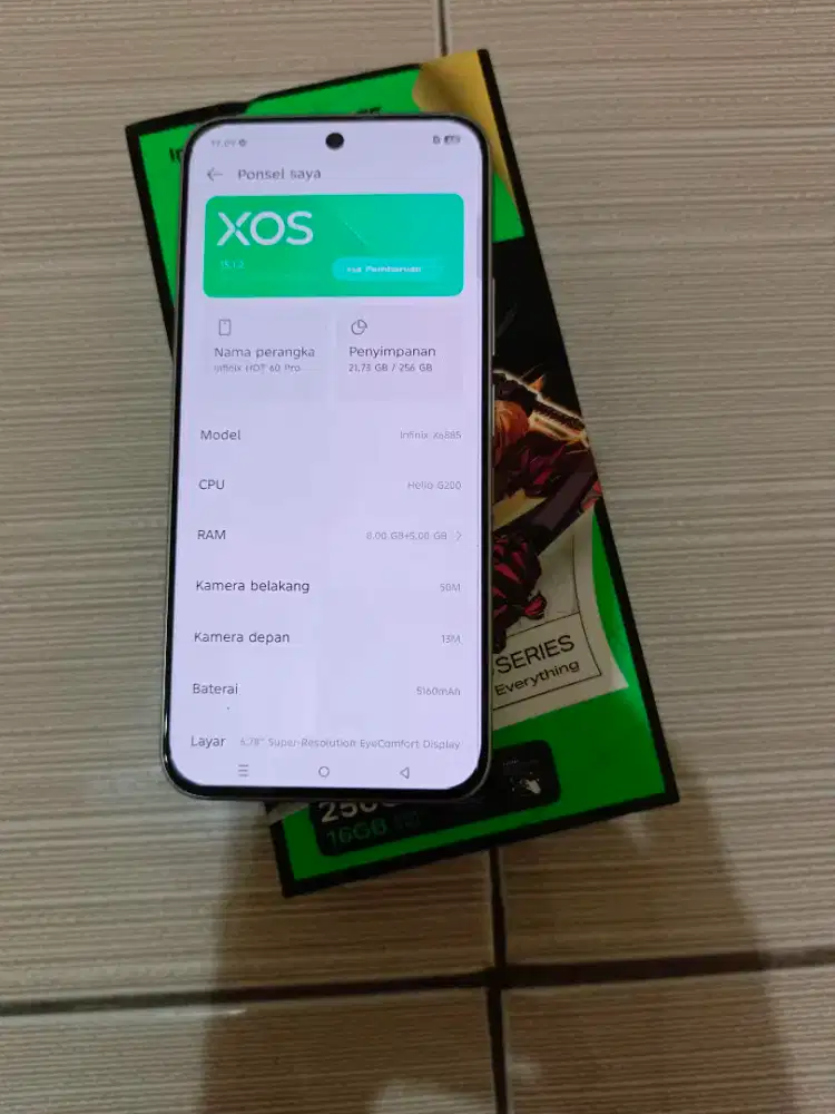 Infinix hot 60 pro 8/256