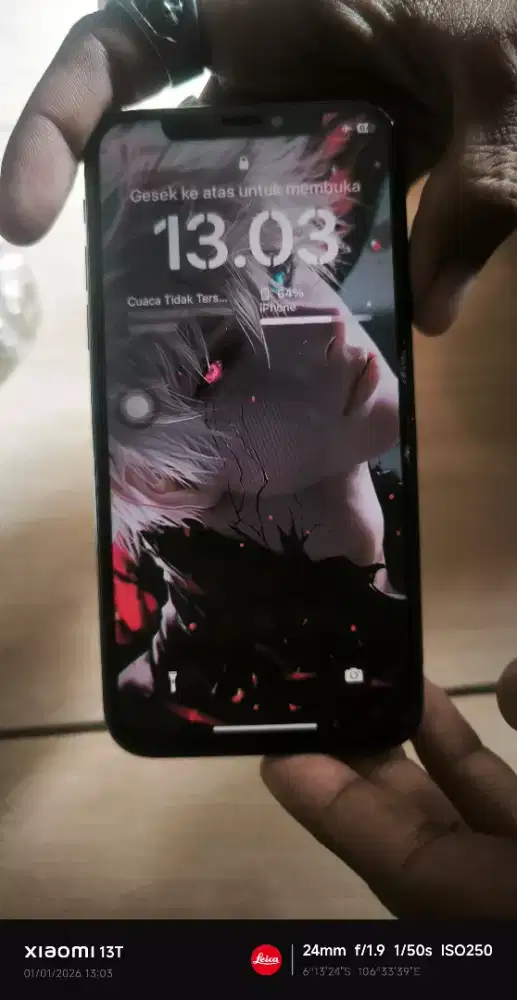 Iphon x 256gb lengkap