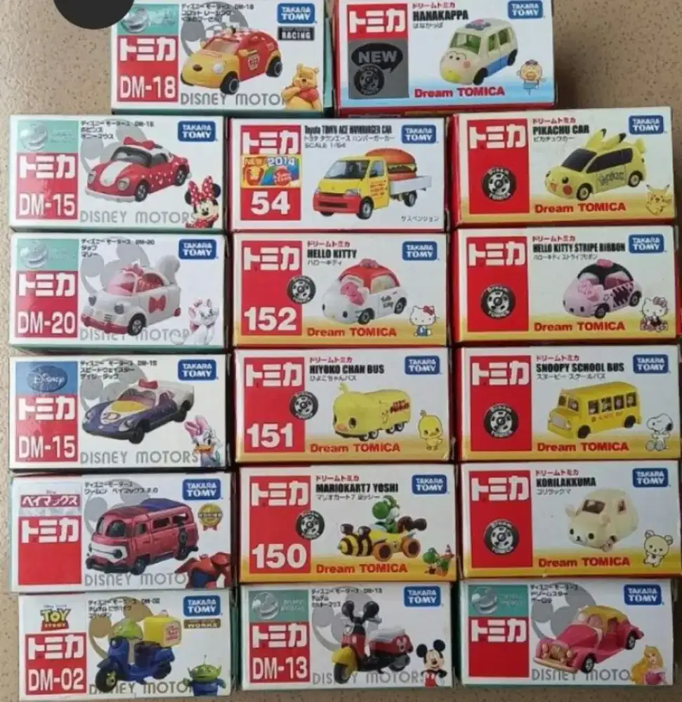 Takara tomica chracter disney & dream unik
