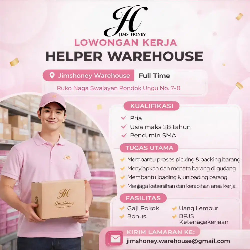 Lowongan Pekerjann - Helper Gudang