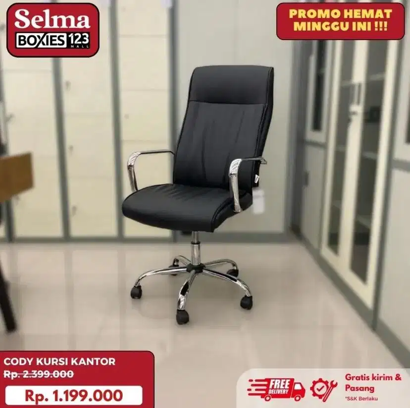 Kursi kantor sandaran tinggi