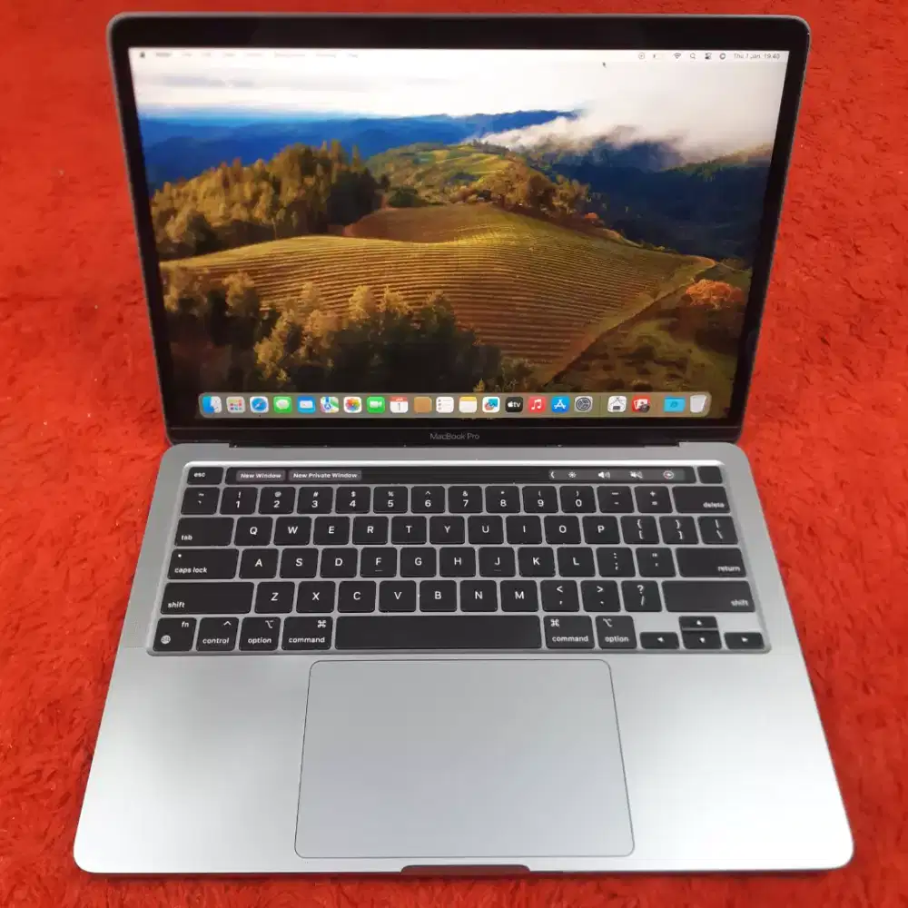 Macbook pro m1 2020 ram 16gb ssd 256gb ex ibox bisa cod