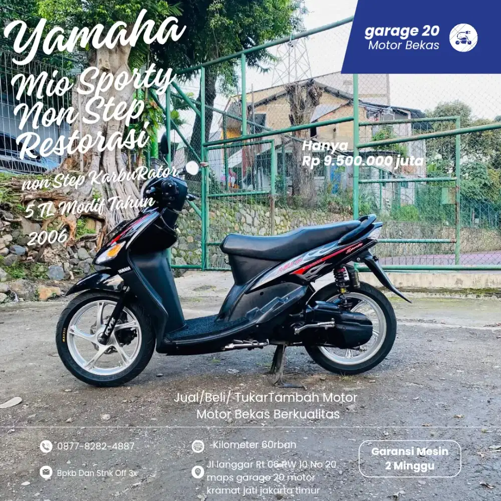 Yamaha Mio Sporty non step restorasi Tahun 2006