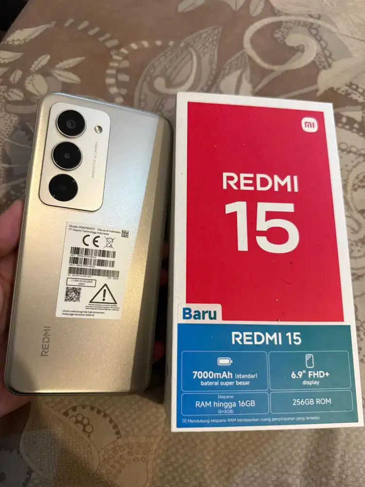 Xiaomi redmi 15 ram 8/256