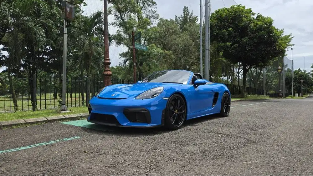 Porsche 718 Spyder 2022 Shark Blue