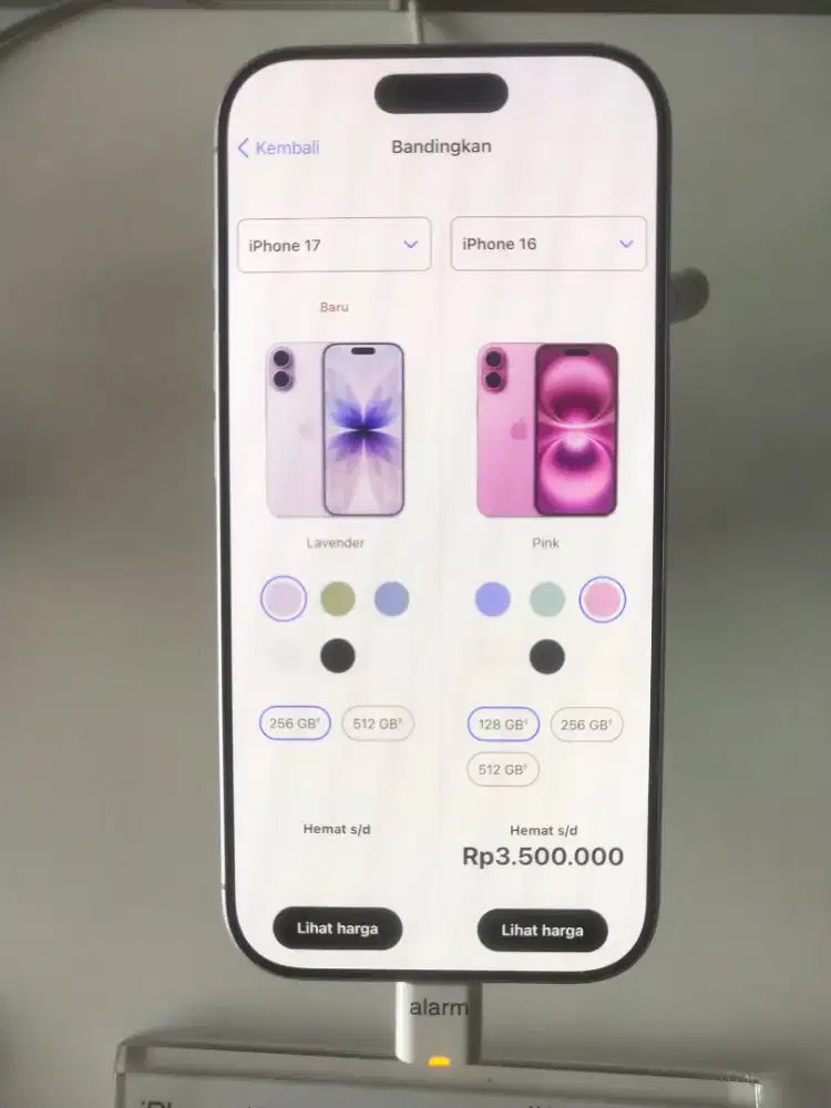 iPhone 16 128GB, Bisa cicilan pakai promo Homecredit