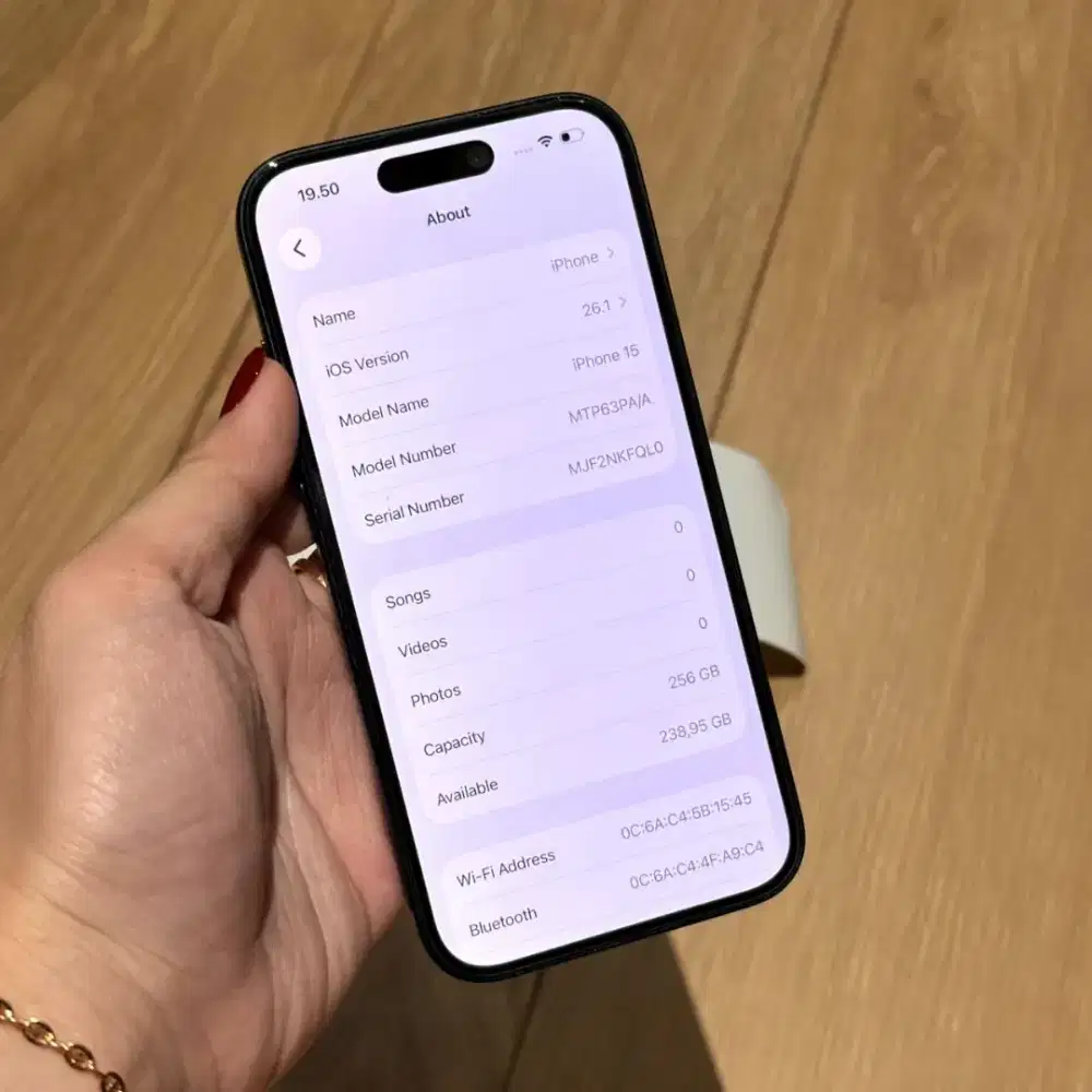 Apple iPhone 15 256 GB Space Black Ibox Indonesia