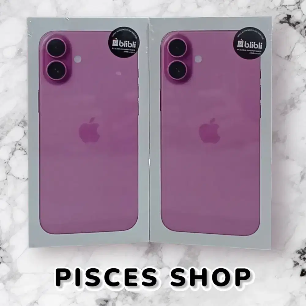 iPHONE 16 128 NEW Segel Garansi Resmi Ibox 1 Tahun