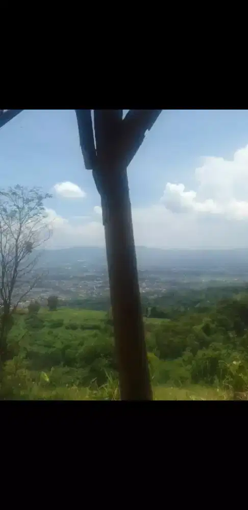 Jual kebun pemandangan view kota bandung