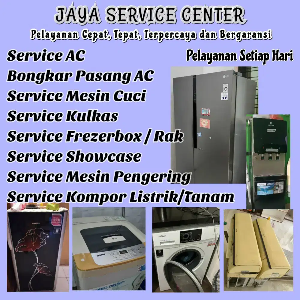 Service AC Bongkar AC Pasang AC Servis Mesin Cuci Kulkas Frezer Porong