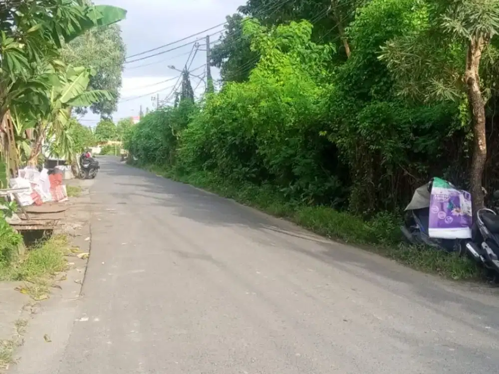 Sewa Kontrak Tanah Di Pinggir Jalan Utama Sekar Sari Denpasar Timur Bali.  Dekat Ke Pantai Sanur , Pantai Padang Galak , Pelabuhan Sanur