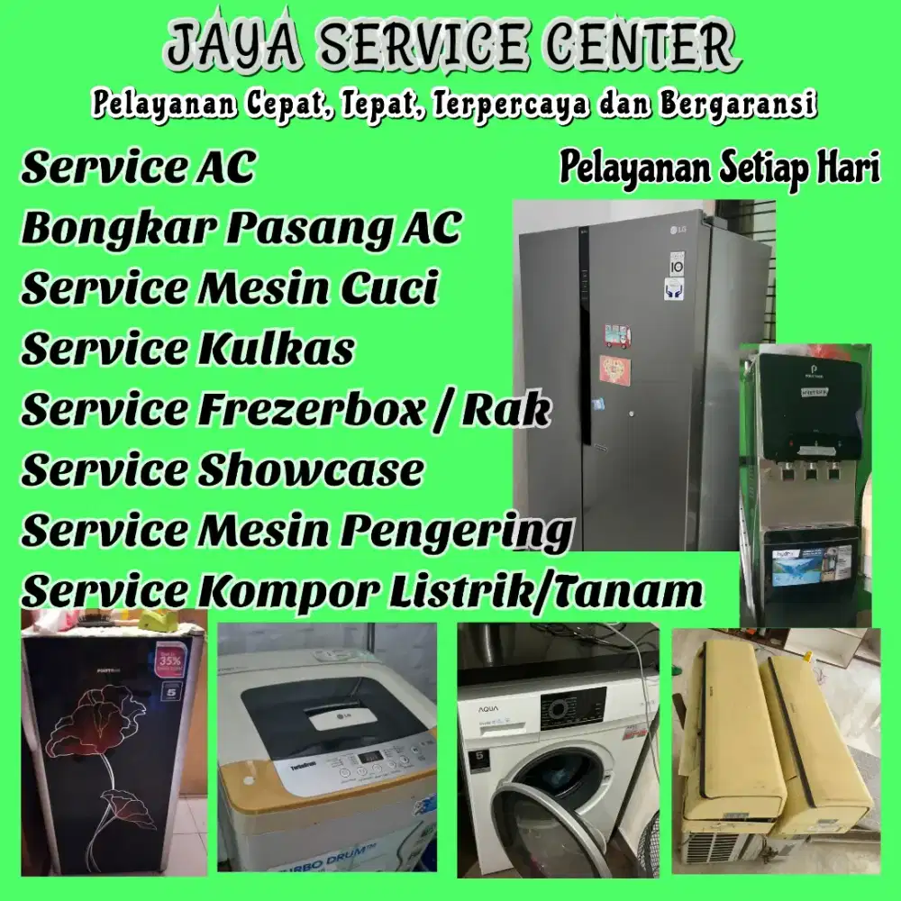 Service Mesin Cuci Kulkas Frezer Servis AC Bongkar Pasang AC Driyorejo