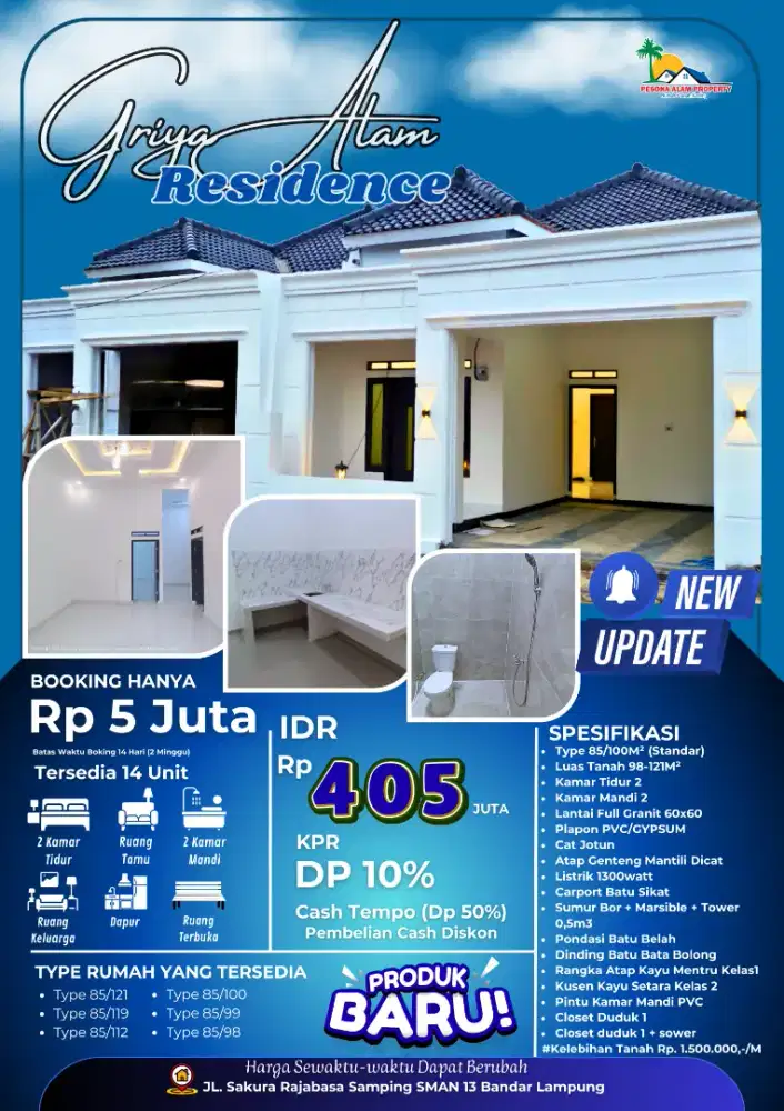 Rumah komersil murah