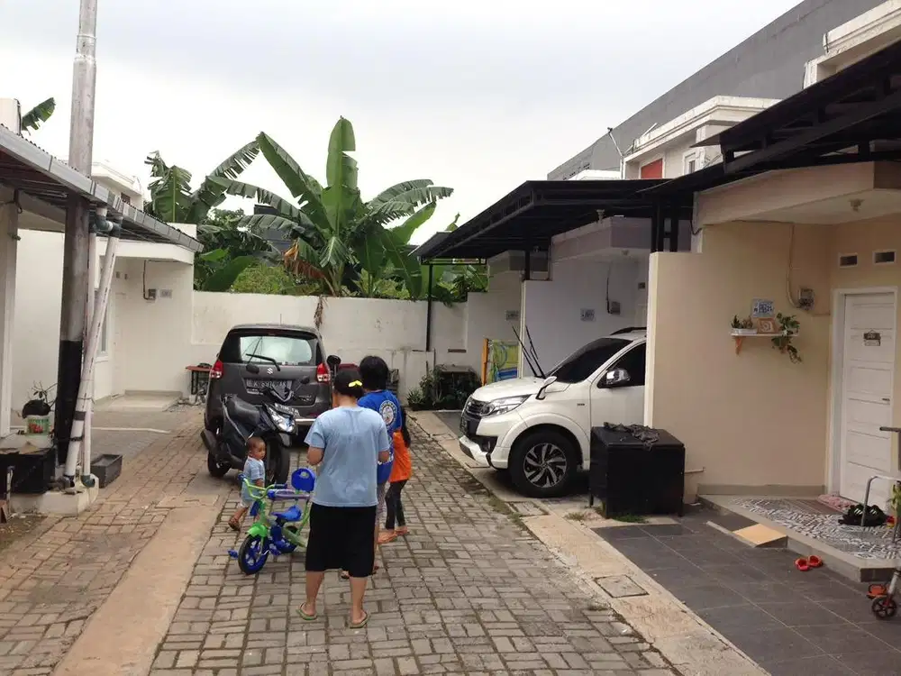 Disewakan/dijual Rumah cluster Murah pertahun