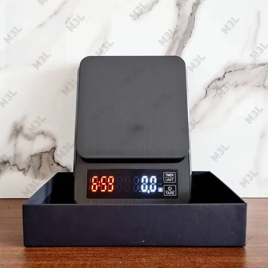 Timbangan Kopi Digital Charger 5KG 0.1GR Timer V60 Coffee Scale Dapur