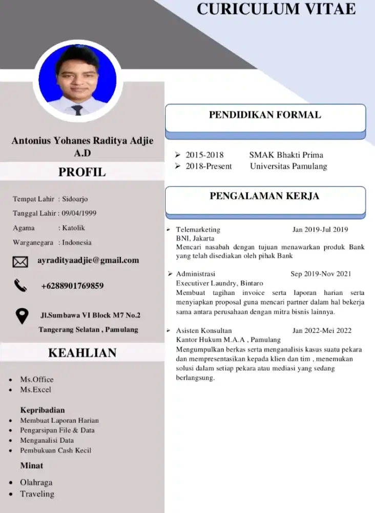 sedang mencari pekerjaan