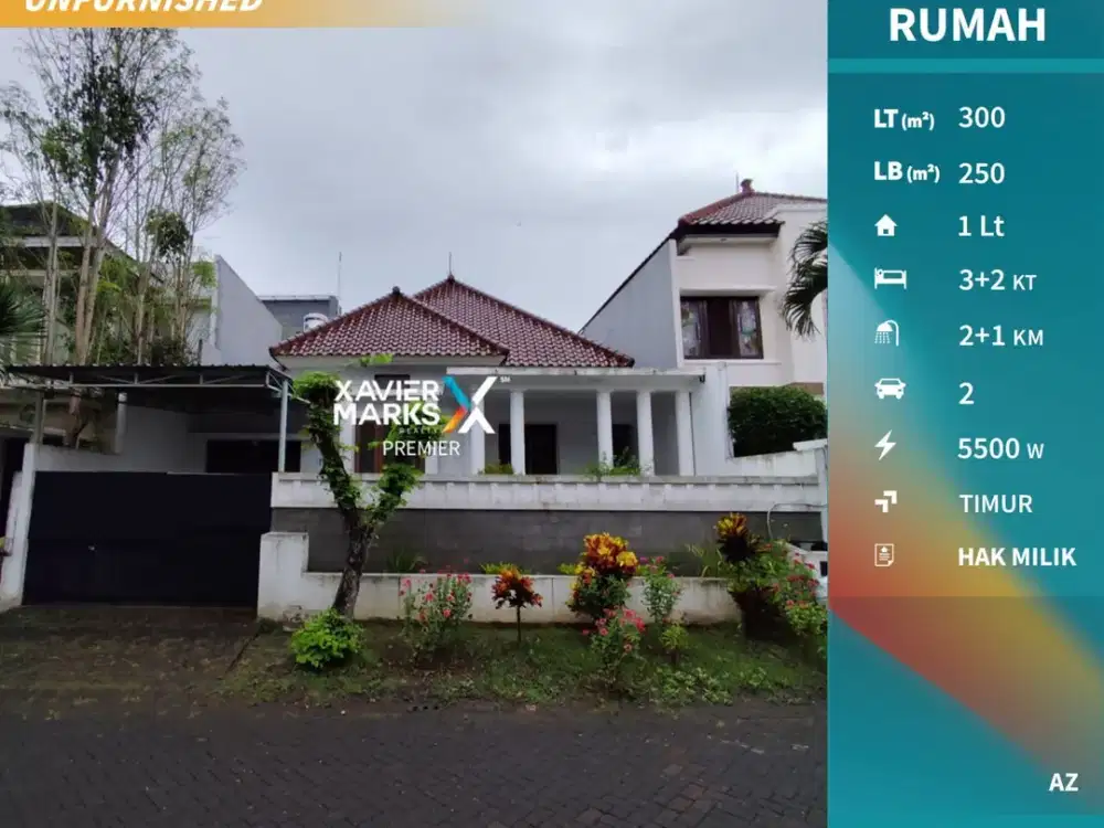 Dijual Rumah Super Nyaman Siap Huni di Graha Golf Araya Malang