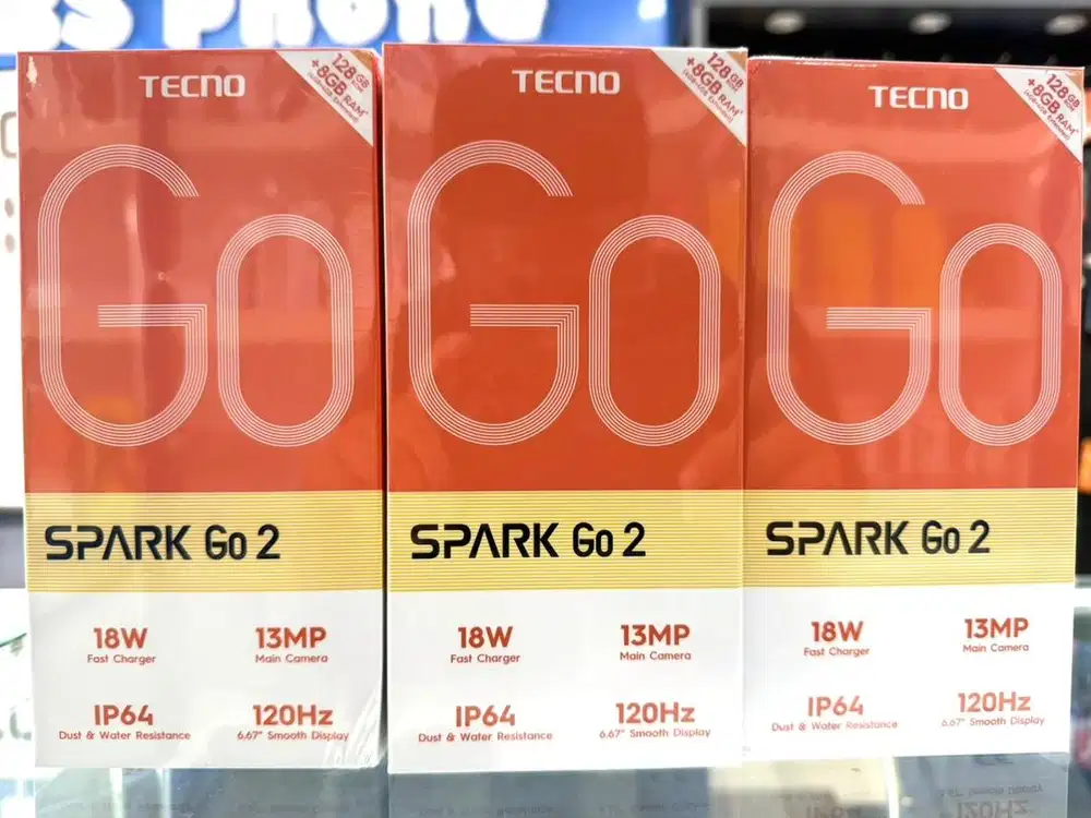 (Baru) Tecno SPARK GO 2 Ram 4+4/128GB