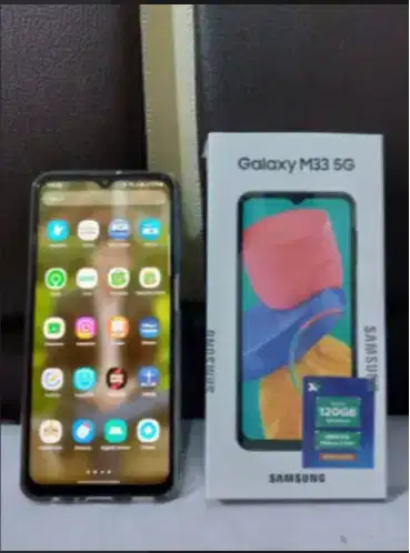 Samsung m33 5G 6/128 Second. GRADE A. COD.NEGO Samsung m33 6/128 Biru