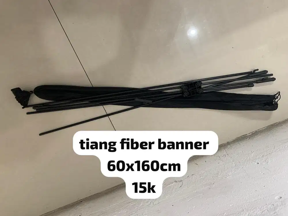 tiang fiber banner 60x160cm