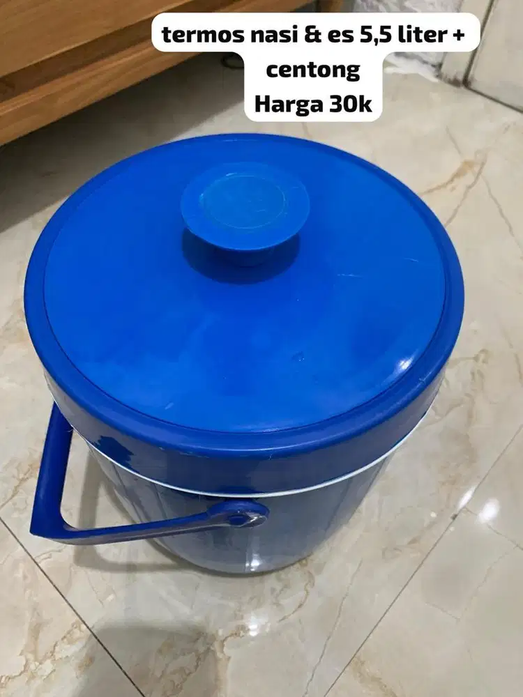 Termos nasi & es 5,5 liter + centong