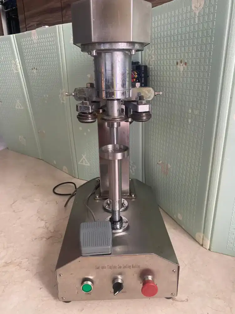 Mesin seamer pet can botol