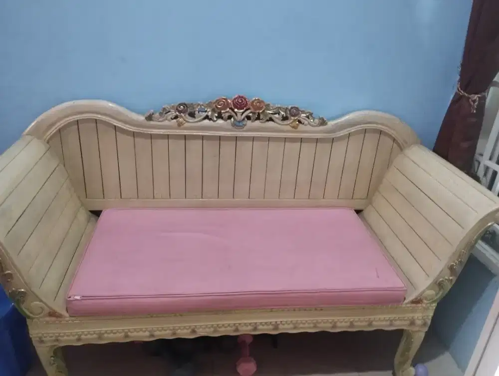 Kursi tamu jati cat duco