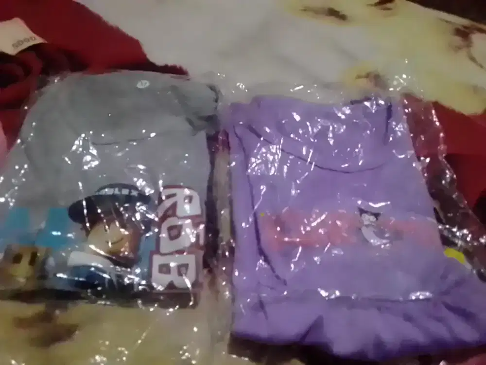 kaos dn celana pendek laki2 gambar labu Bu ukuran M