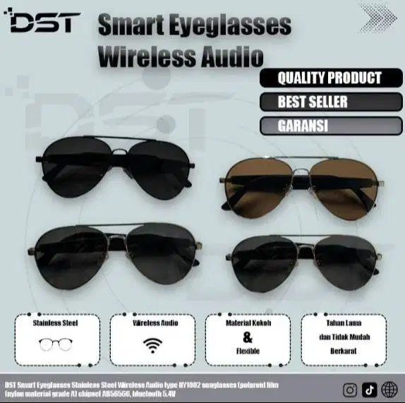 Smart Photochromic Glasses Wireless Bluetooth Type HY1002
