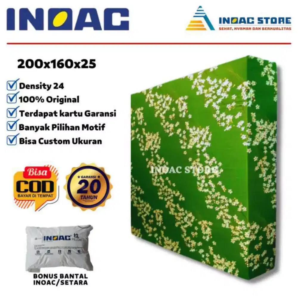 Kasur inoac ukuran 160 tebal 25