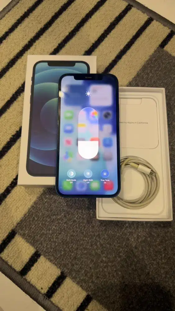 Iphone 12 Blue 256GB Resmi Beacukai Lengkap