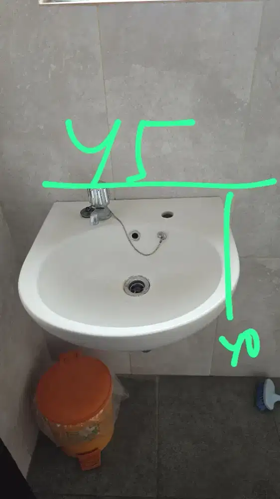 Jual wastafel merek toto