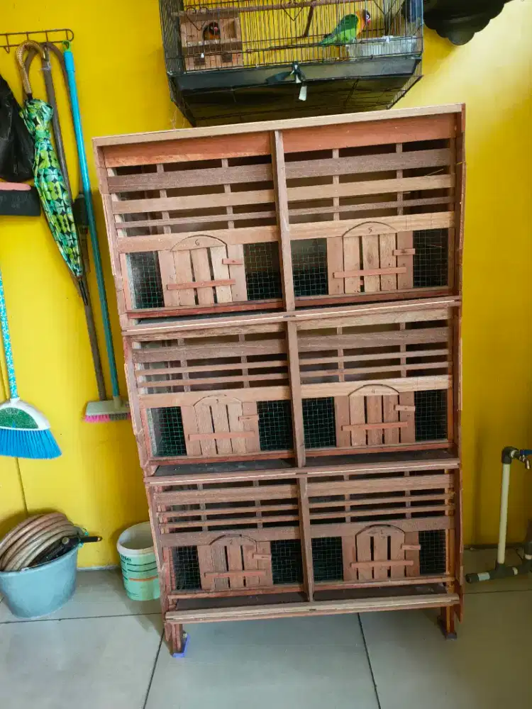 Kandang burung gupon 6 pintu