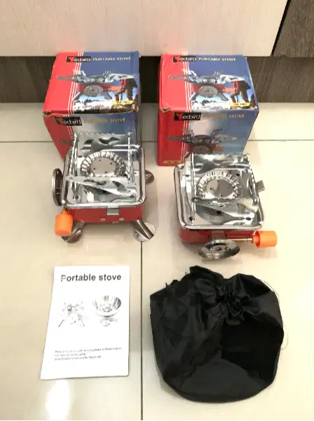 Kompor Mini Kecil untuk Camping Acara BBQ Outdoor Hiking Dapur Kitchen