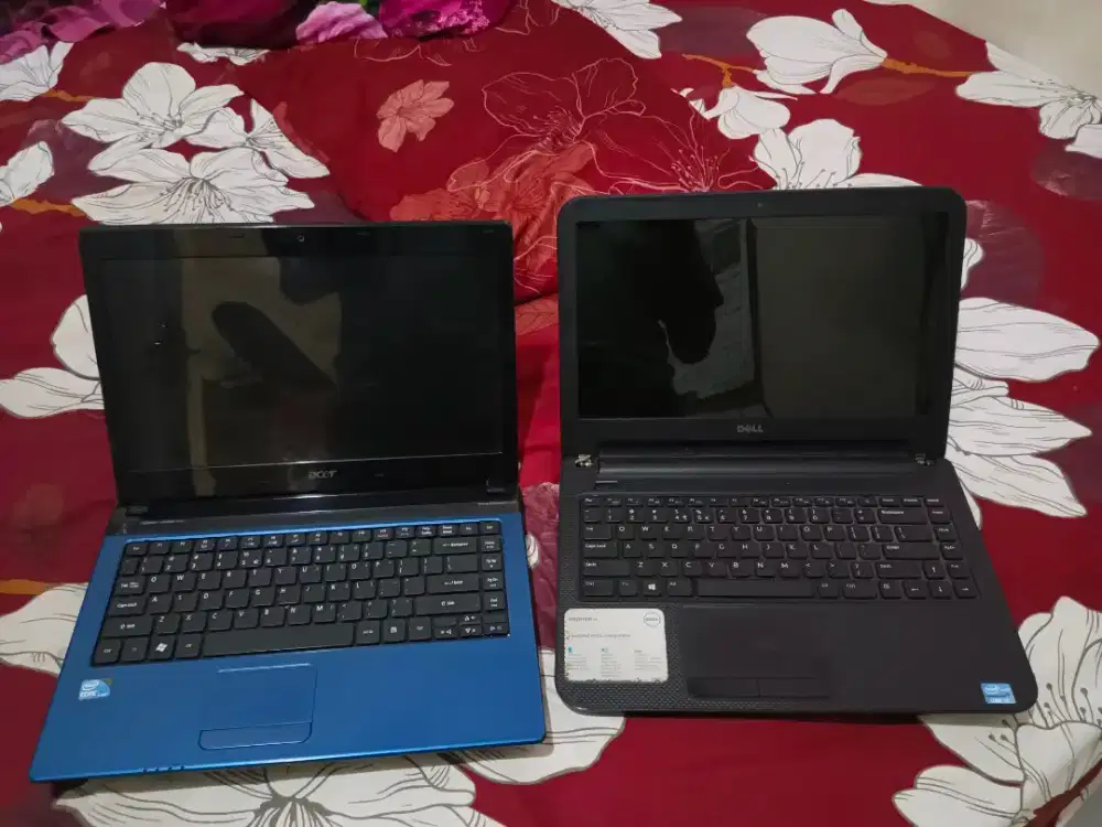 Laptop Acer dan dell