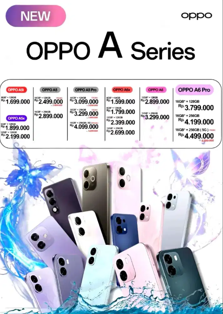 Tersedia Oppo terbaru bisa cicilan dan tuker tambah