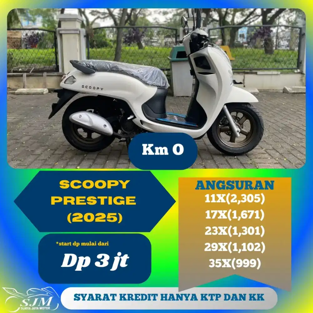 HONDA SCOOPY PRESTIGE 2025 CASH & KREDIT