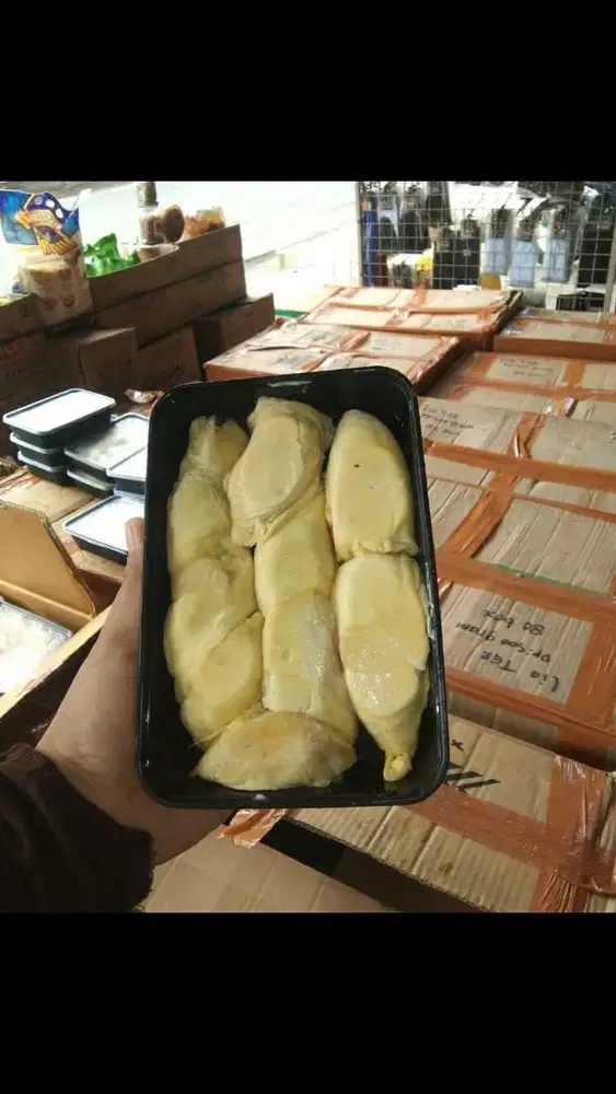 DURIAN KUPAS BOX SUMATERA 500GRAM