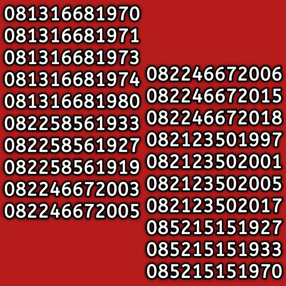 nomor cantik telkomsel simpati as seri tahun cantik