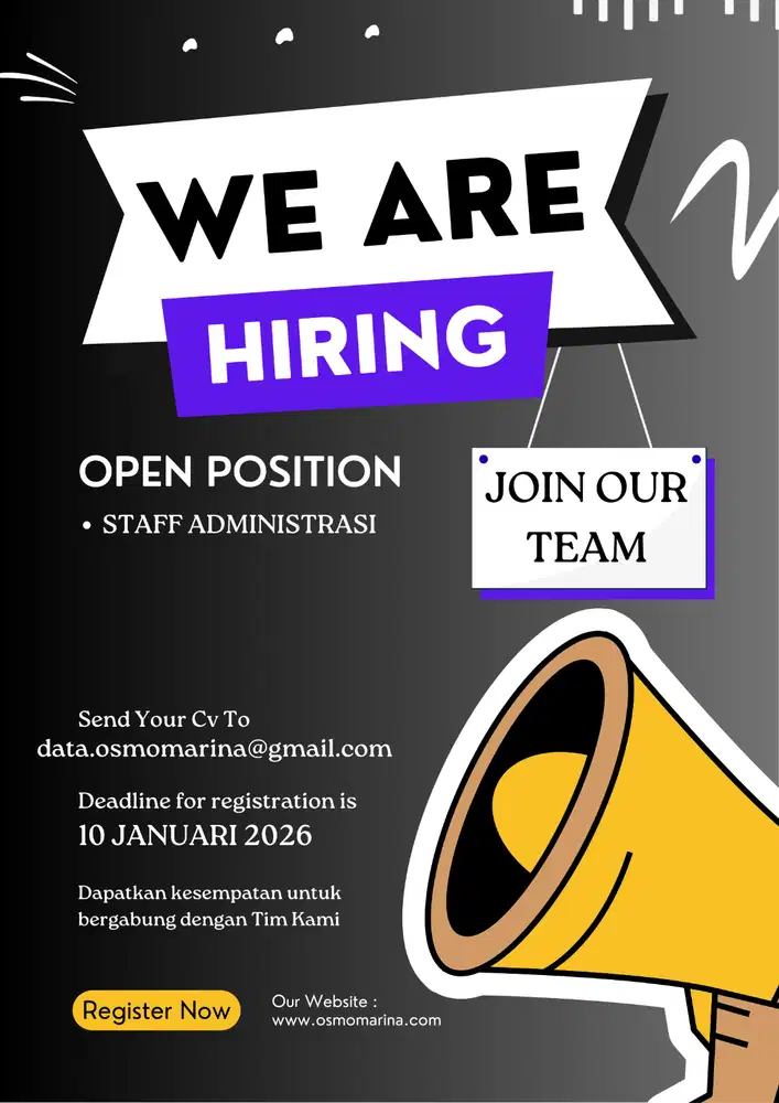 Lowongan Administrasi Kantor