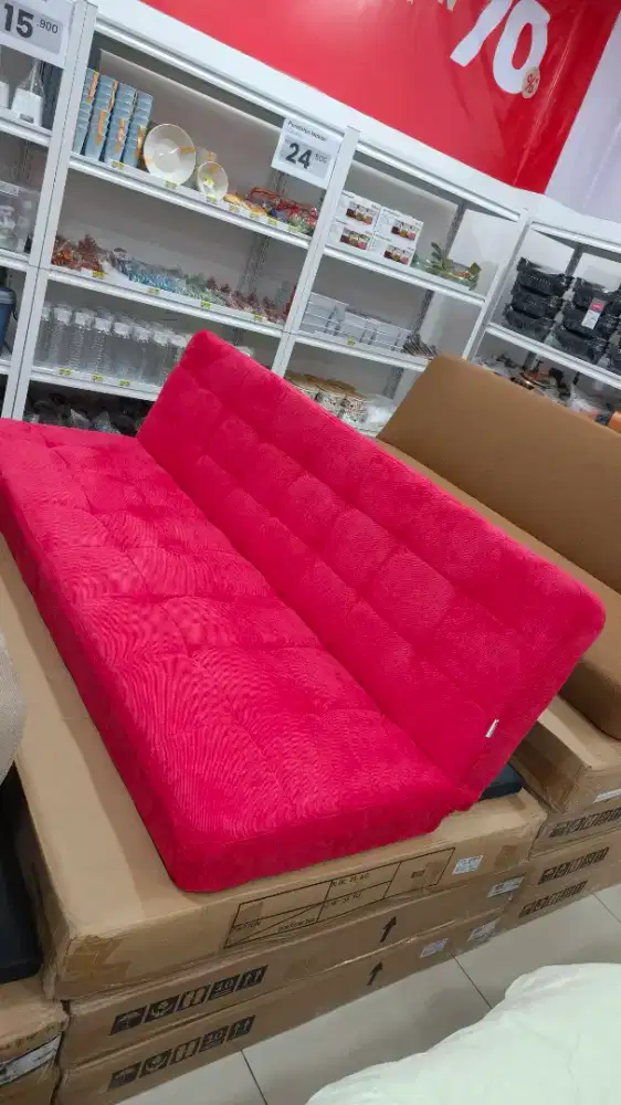 Promo murah sofa bed gwinston red