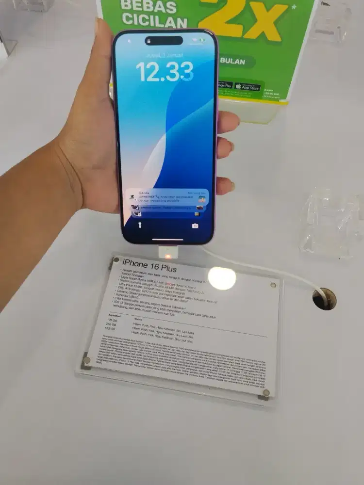 CICILAN IPHONE 16 PLUS 128