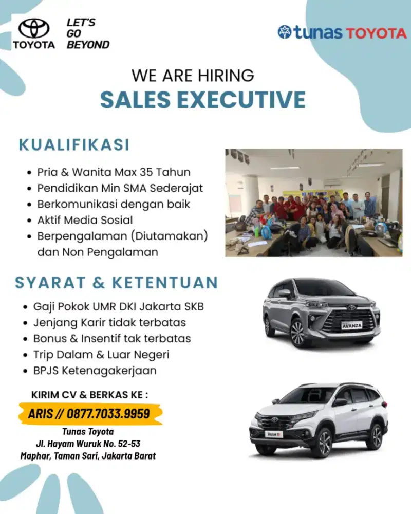 SALES EXECUTIVE TOYOTA
