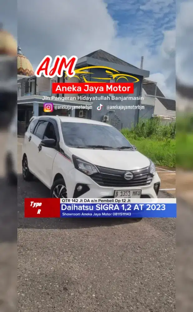 Sigra 1.2 R dlx matic 2023