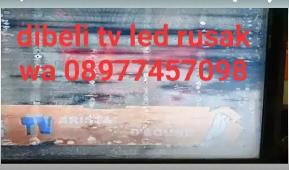 Tv led rusak dibeli