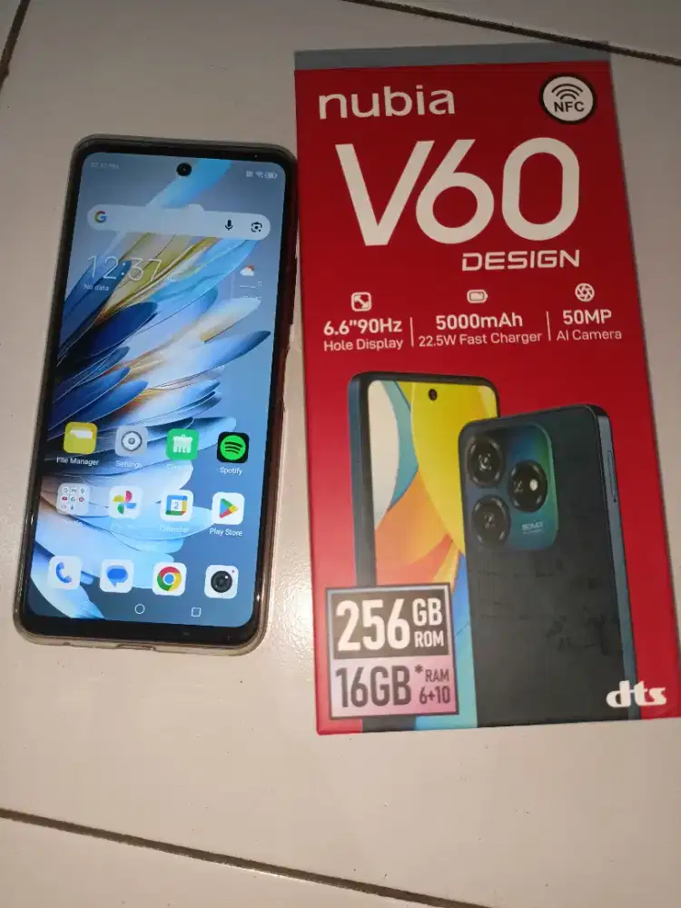 Handphone Zte Nubia V60 6/256gb Dark Blue