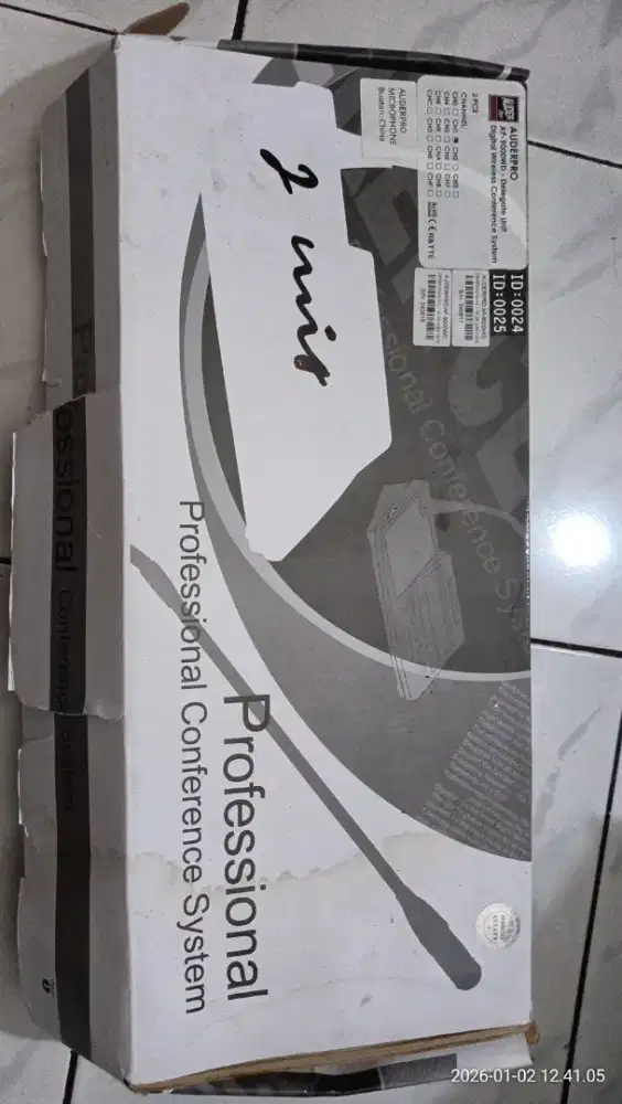 DIGITAL WIRELESS CONFERENCE SYSTEM AUDERPRO AP-9000WDR